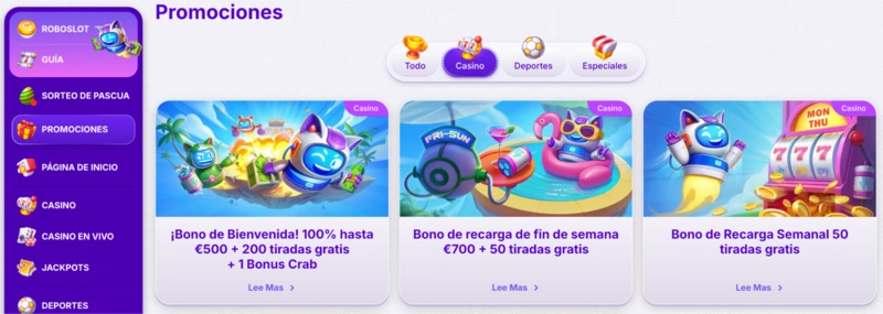 Robocat Bonuses